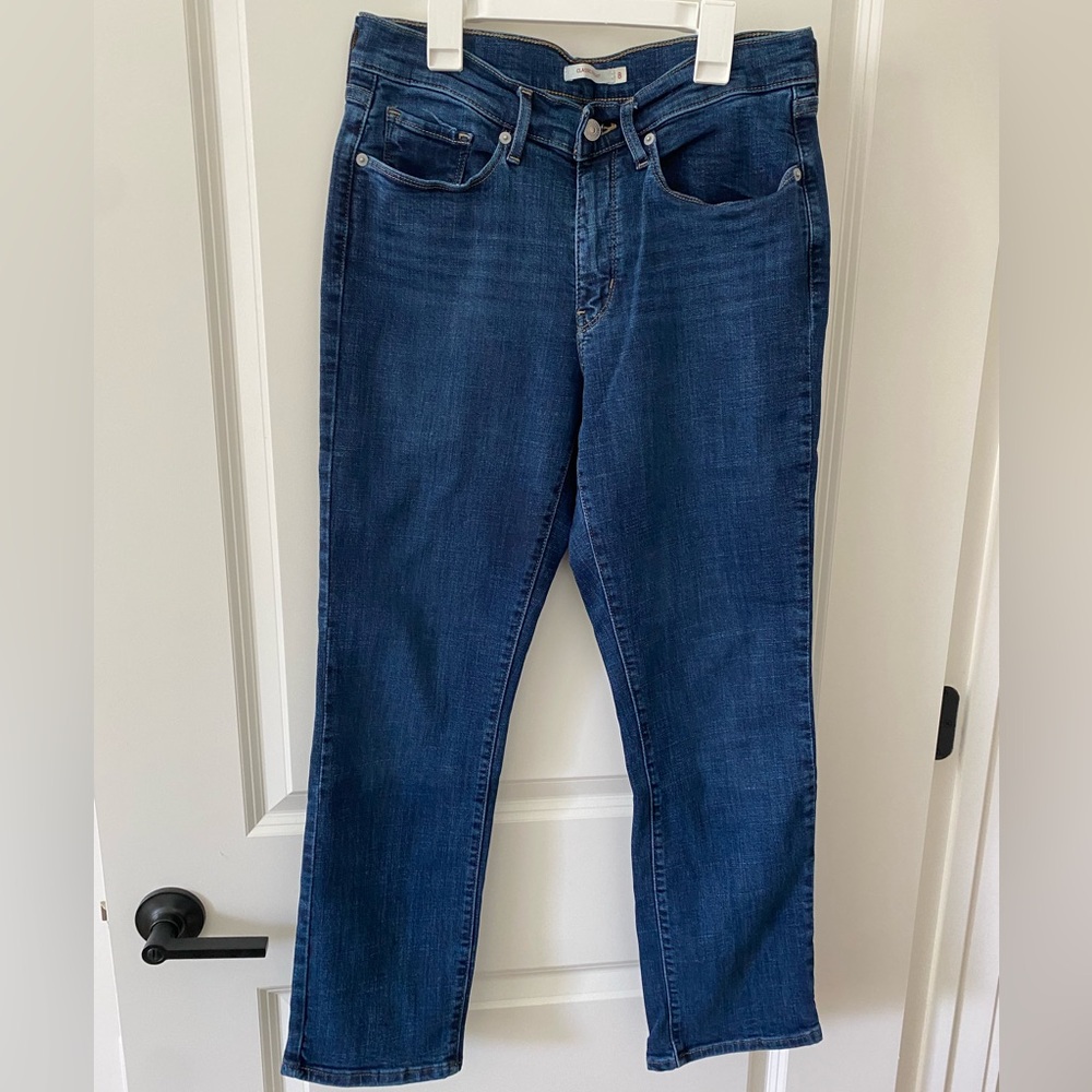 Levi's Women's Straight Leg Jeans in Deep Indigo